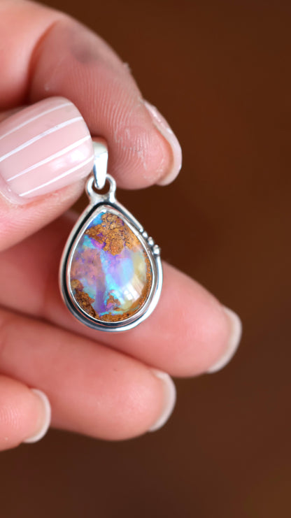 Boulder Opal Pendant