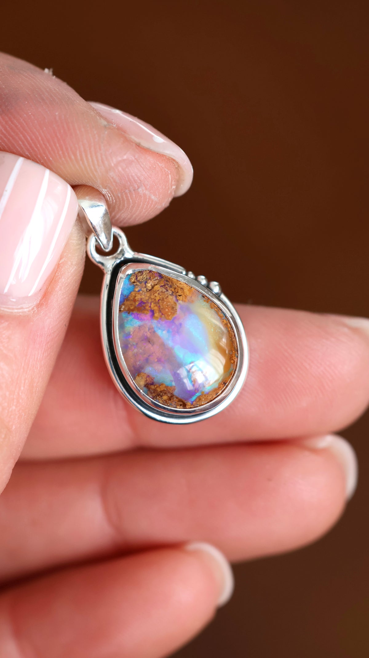 Boulder Opal Pendant