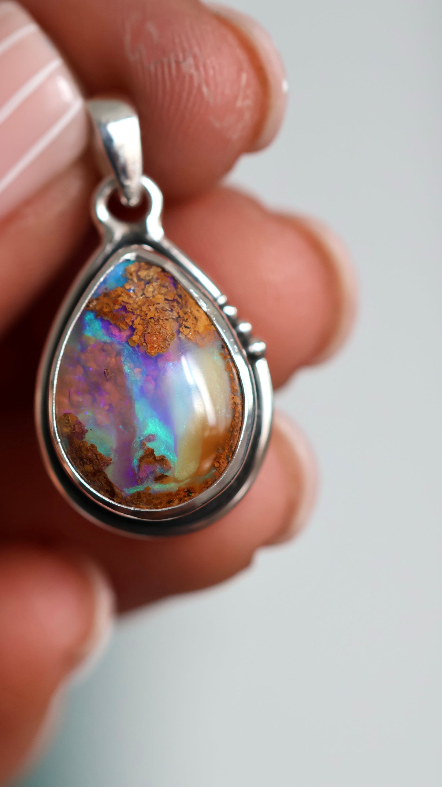 Boulder Opal Pendant