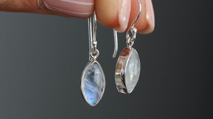 Marquise Moonstone Earrings
