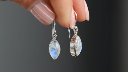 Marquise Moonstone Earrings