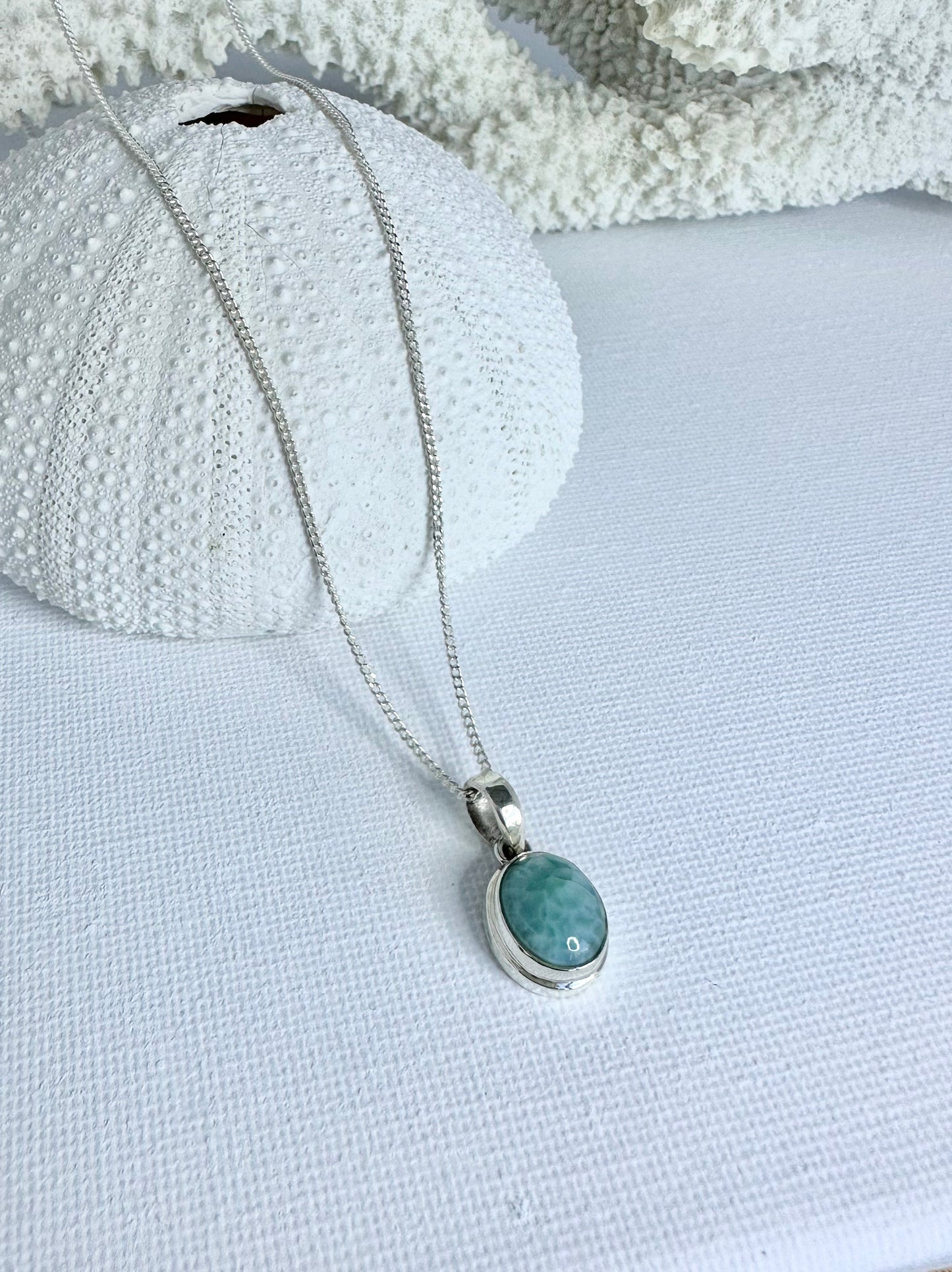 Mayla Necklace - Larimar