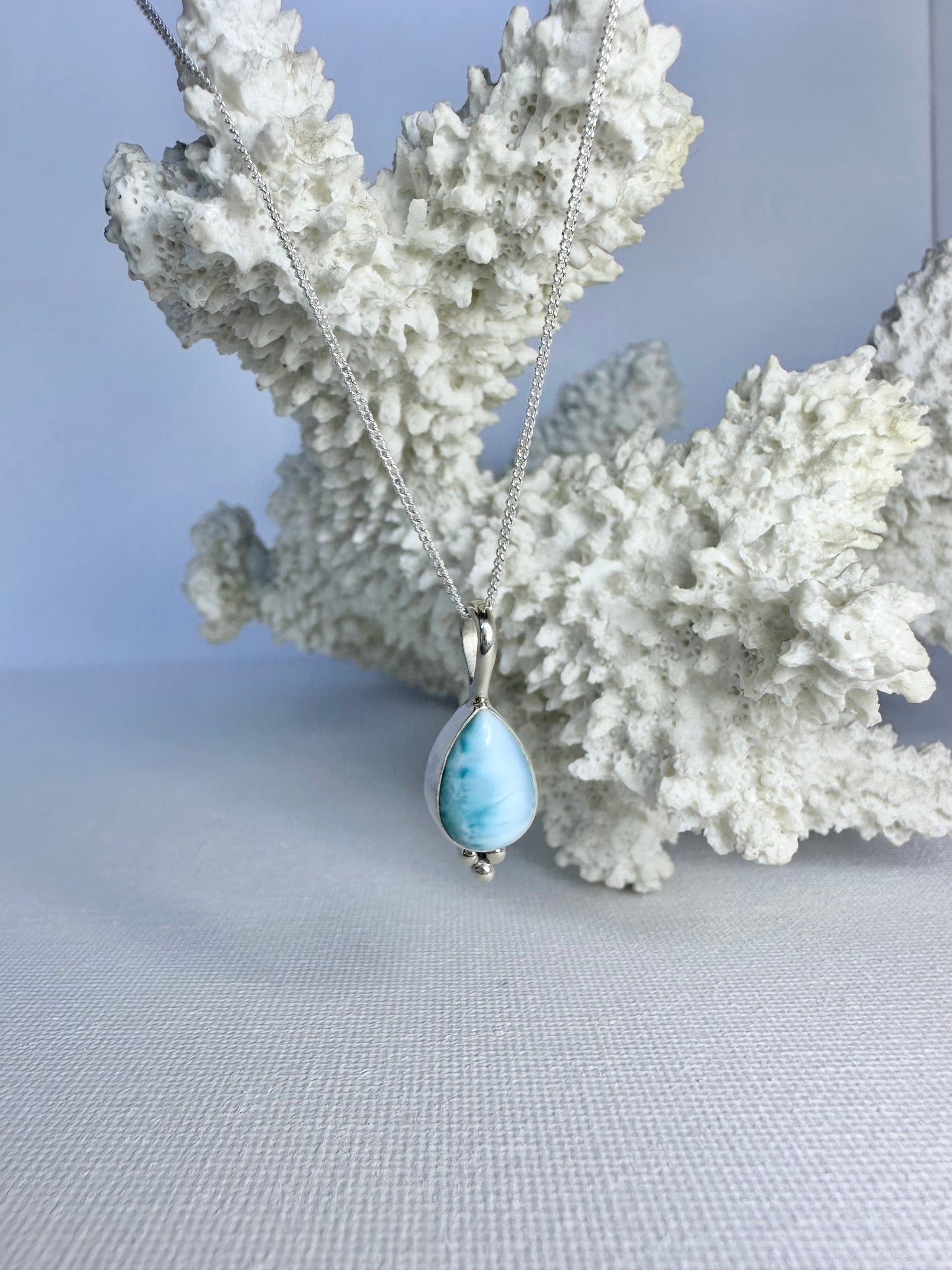 Whitehaven Necklace - Larimar