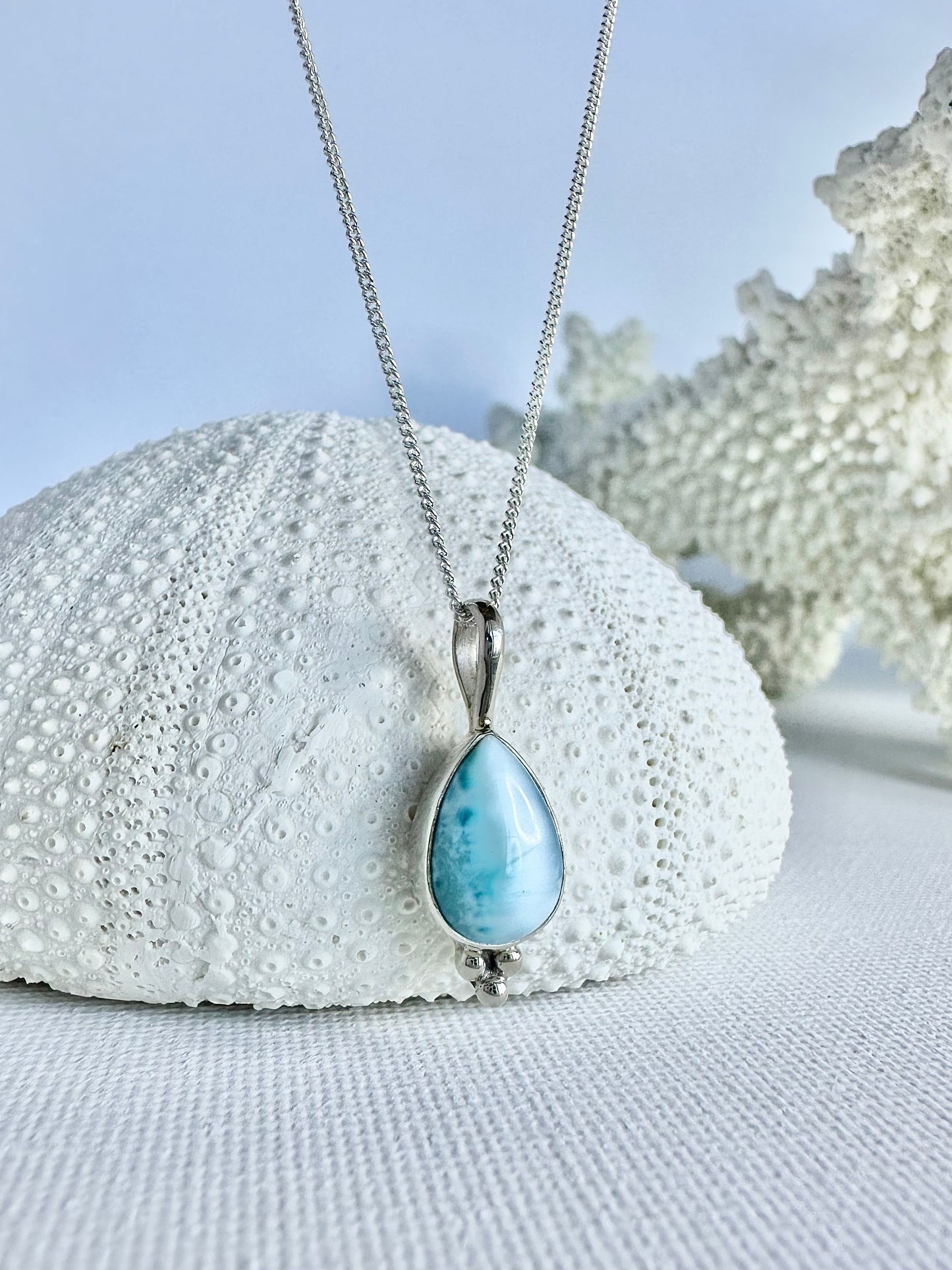 Whitehaven Necklace - Larimar