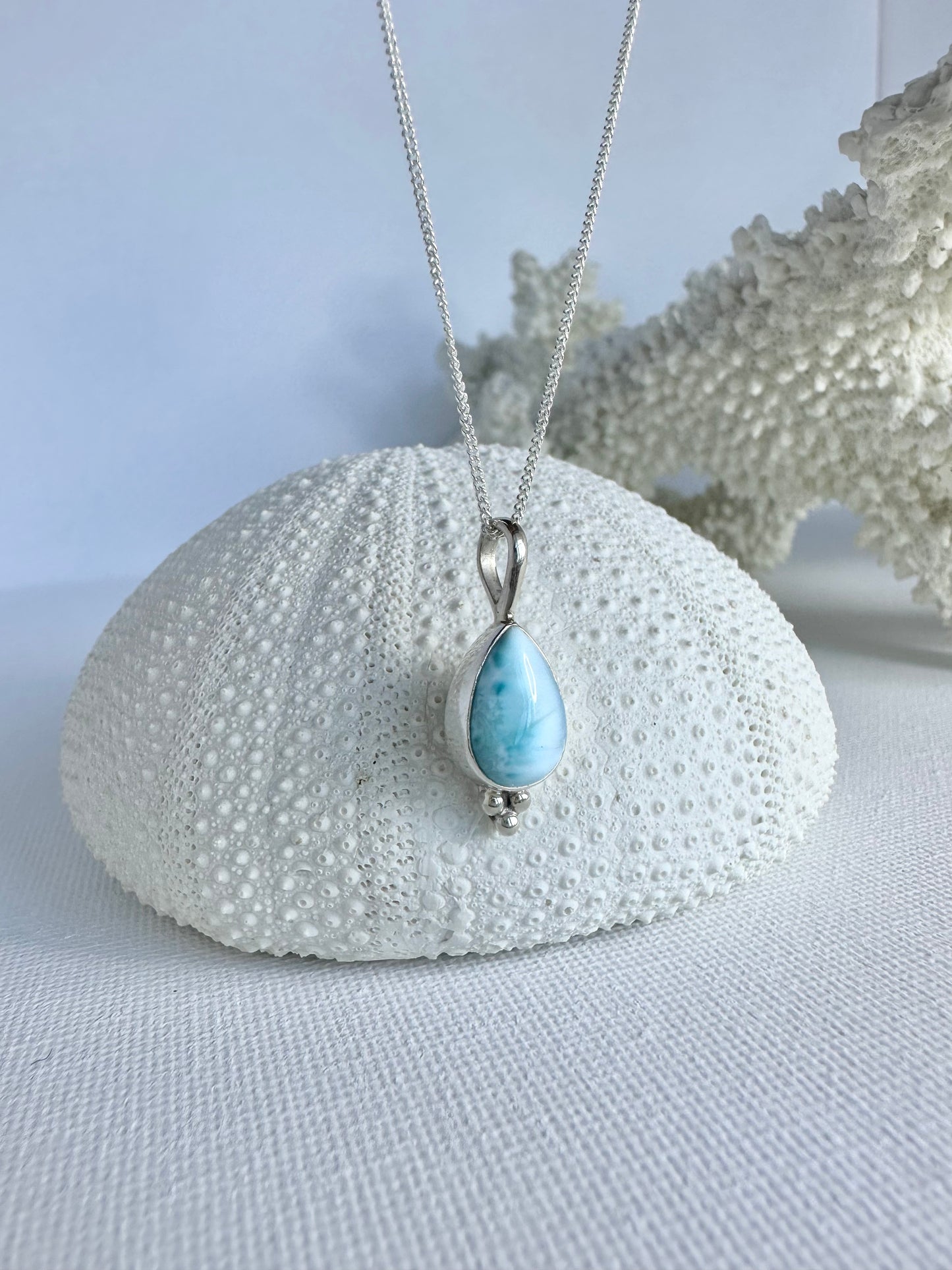 Whitehaven Necklace - Larimar