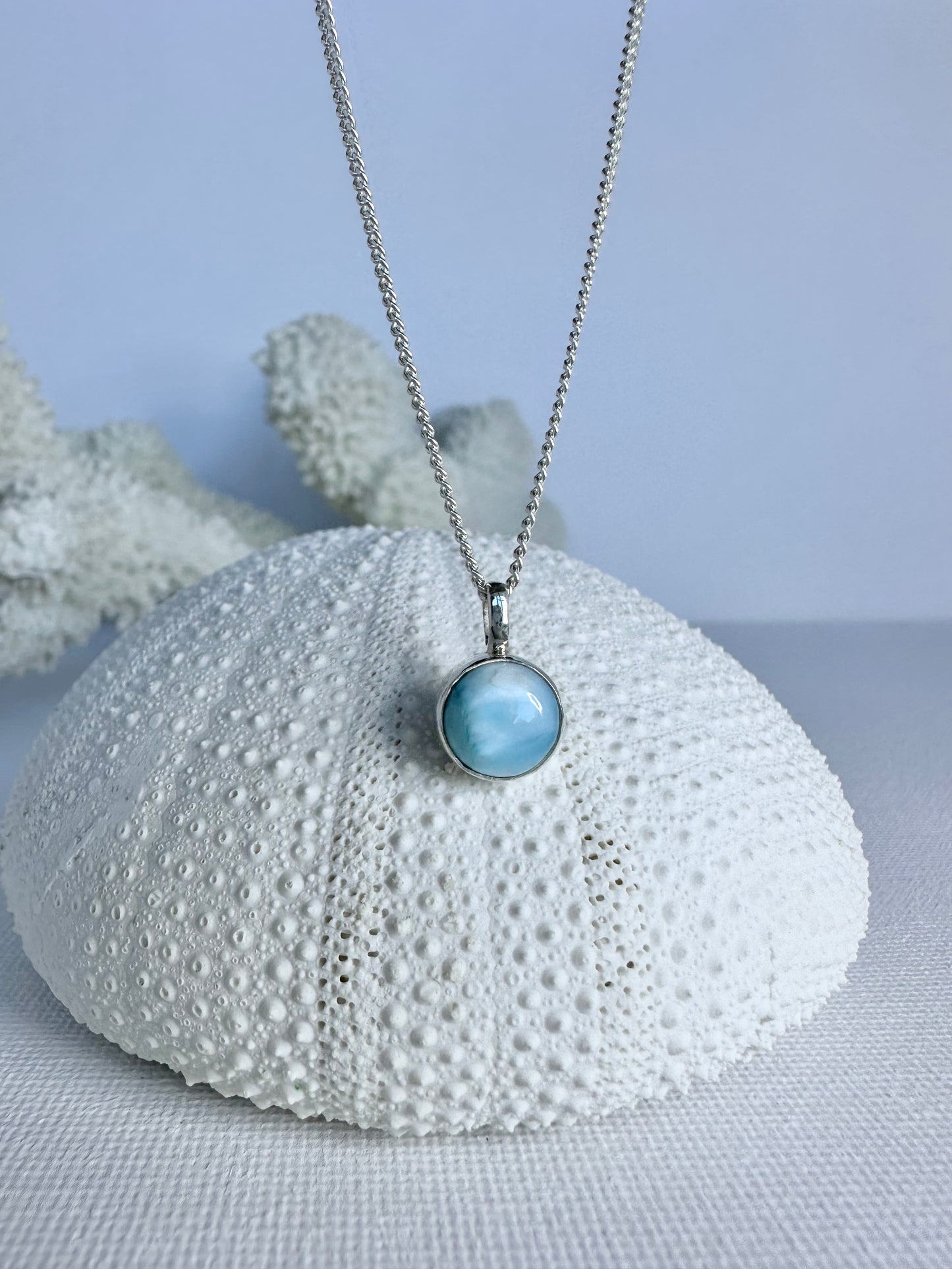 Halia Necklace - Larimar