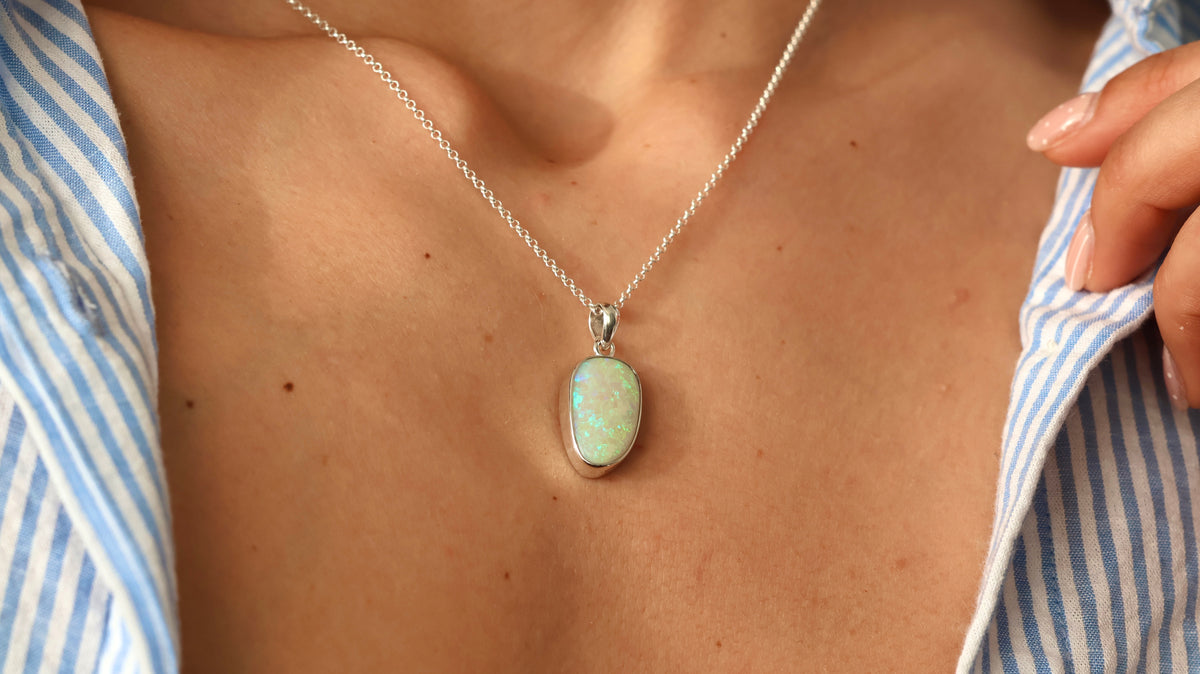 Solid LR Opal Pendant