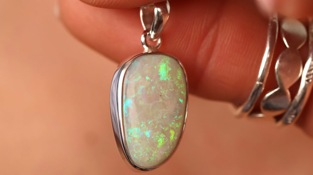 Solid LR Opal Pendant