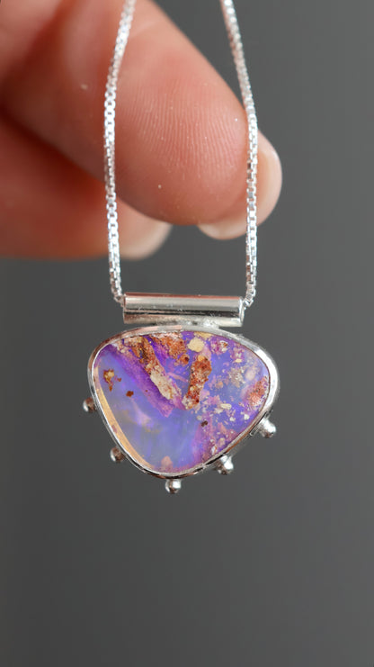Pipe Opal Necklace