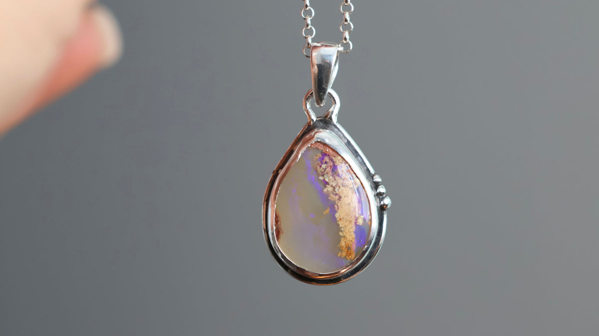 Boulder Opal Pendant