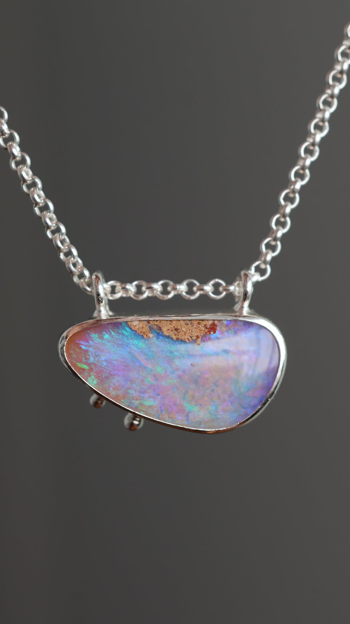 Solid Pipe Opal Necklace