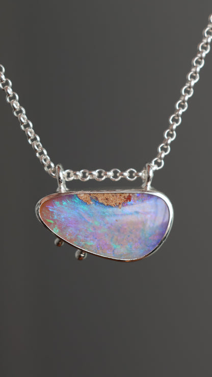 Solid Pipe Opal Necklace