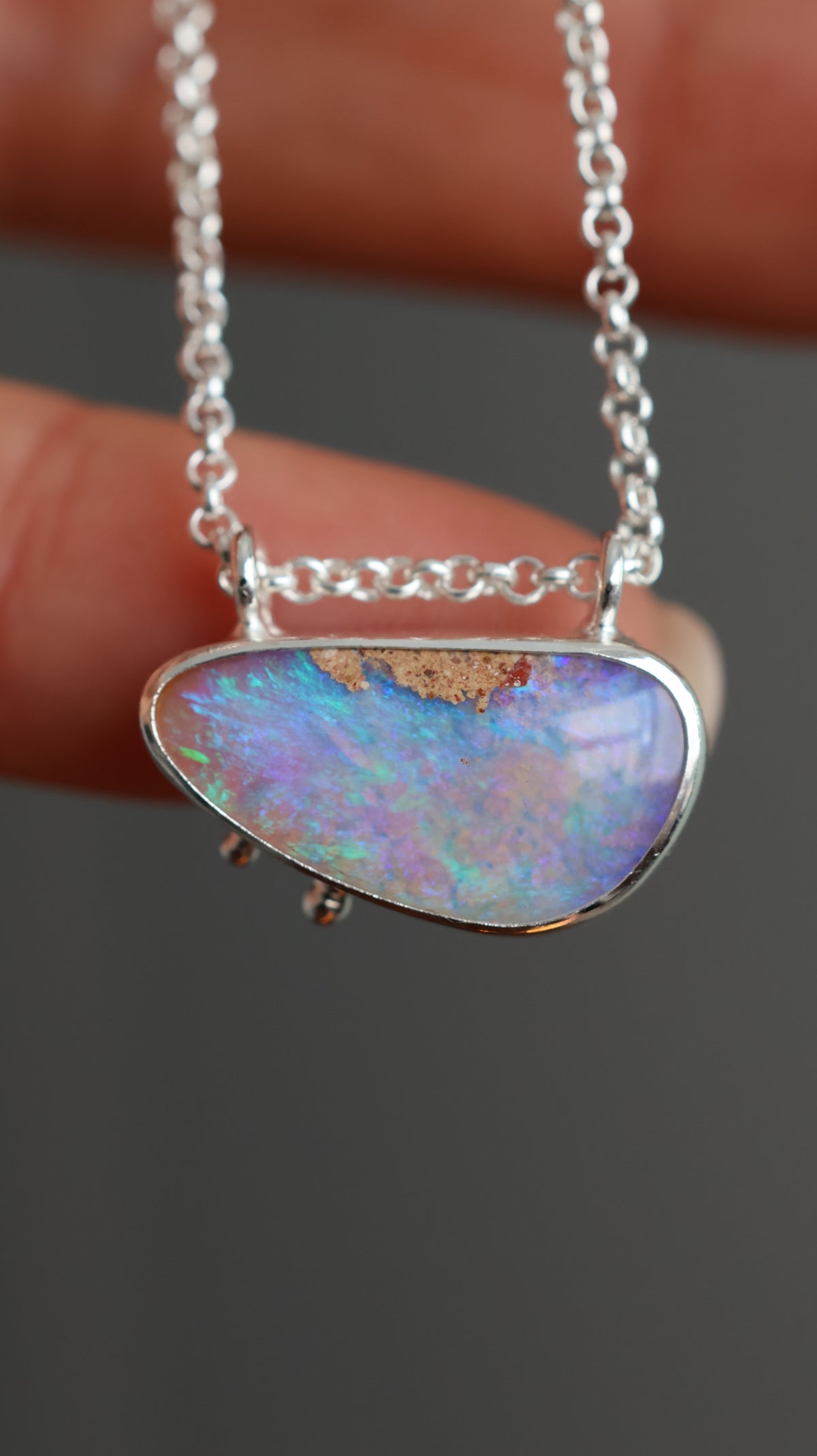 Solid Pipe Opal Necklace