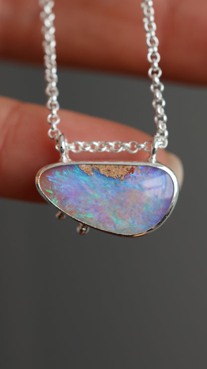 Solid Pipe Opal Necklace