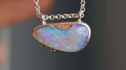 Solid Pipe Opal Necklace