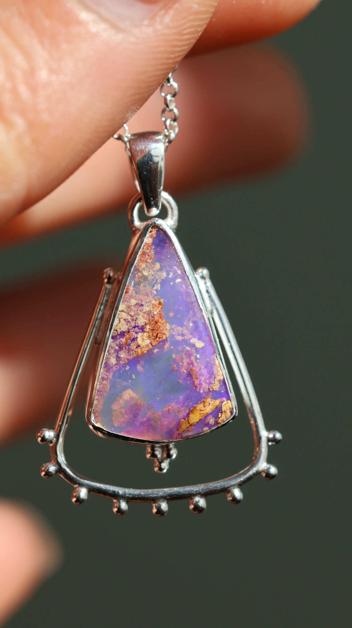 Boulder Opal Pendant