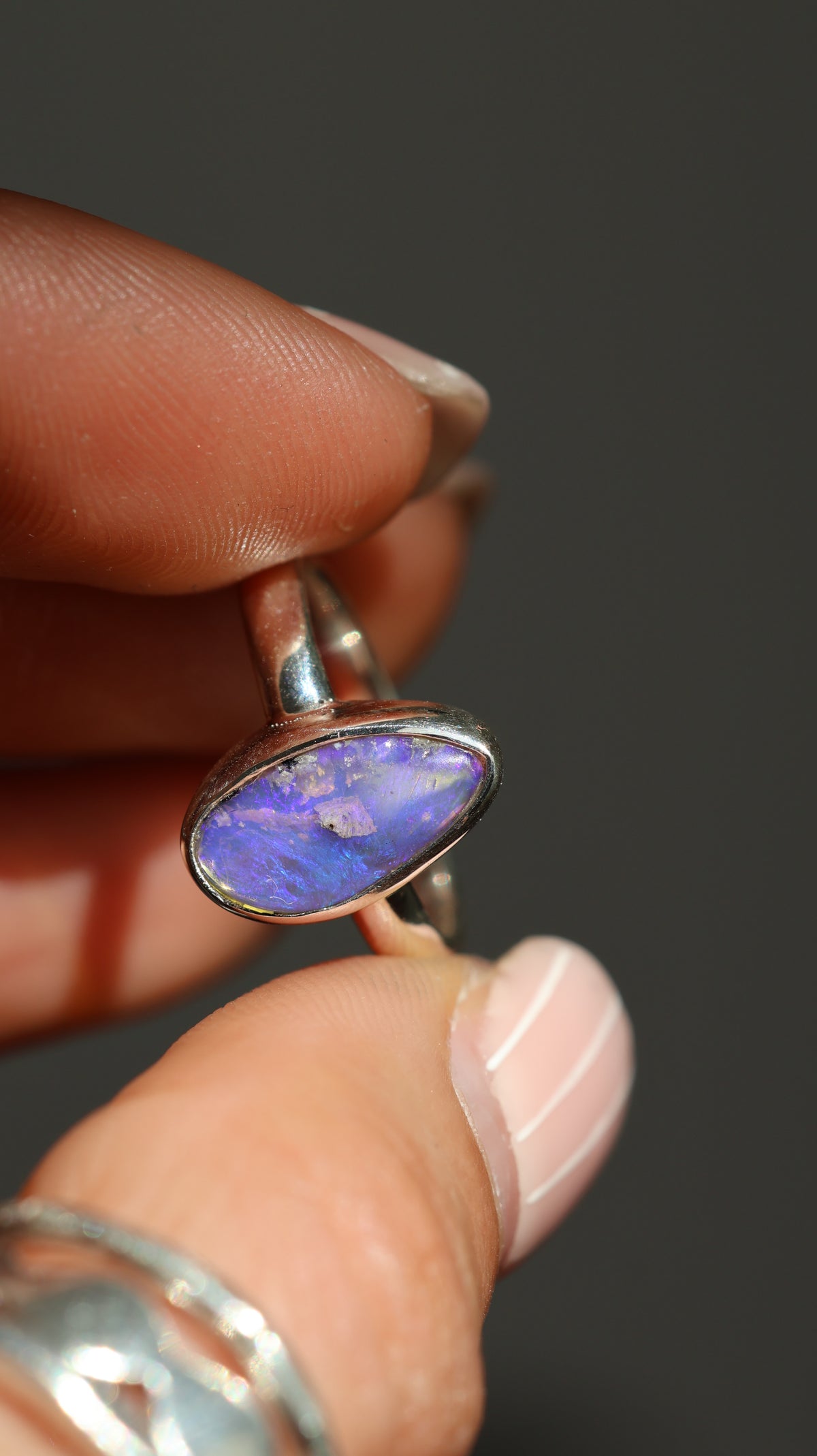 Pipe Opal Ring 6 (L)