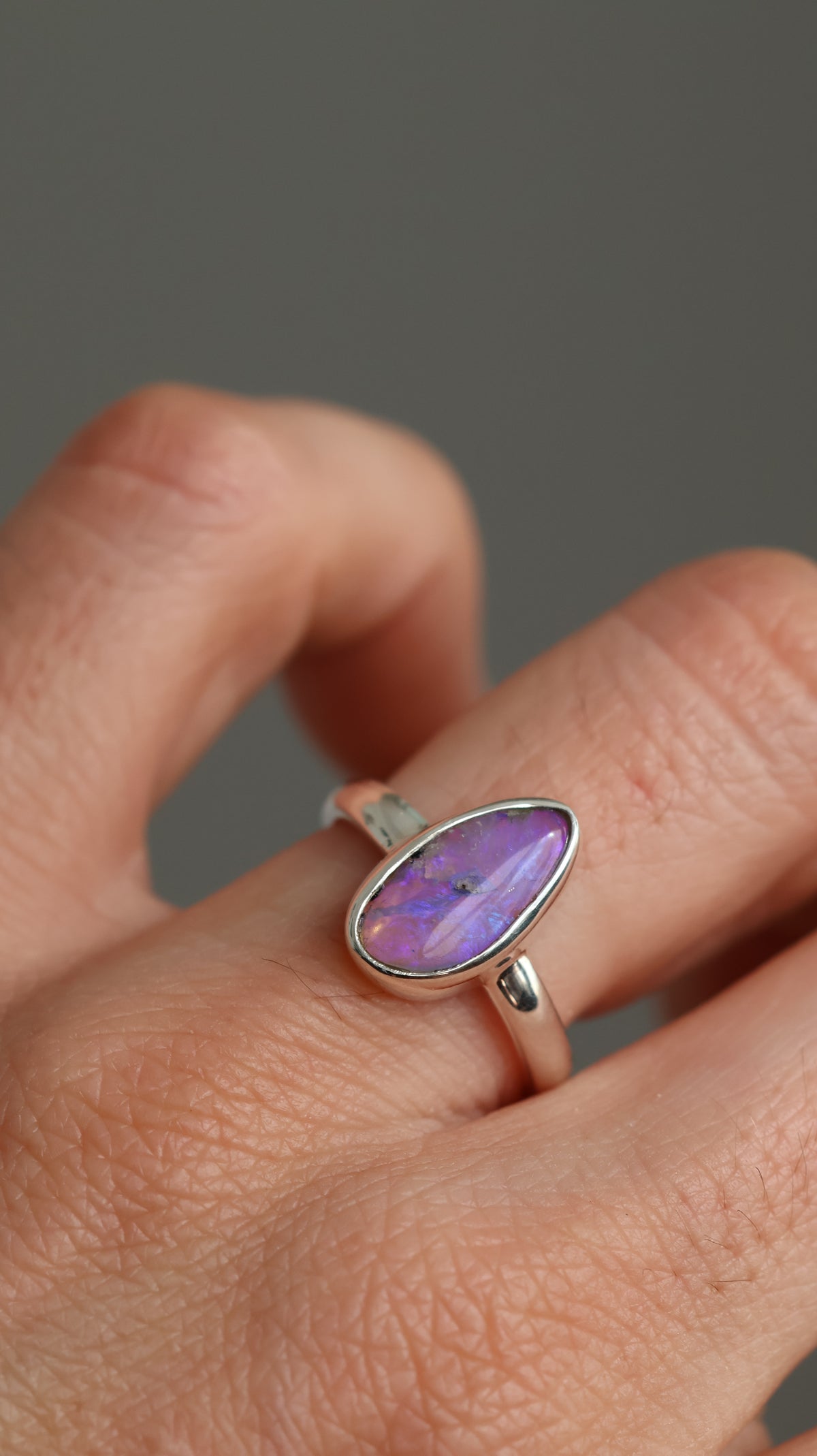 Pipe Opal Ring 6 (L)
