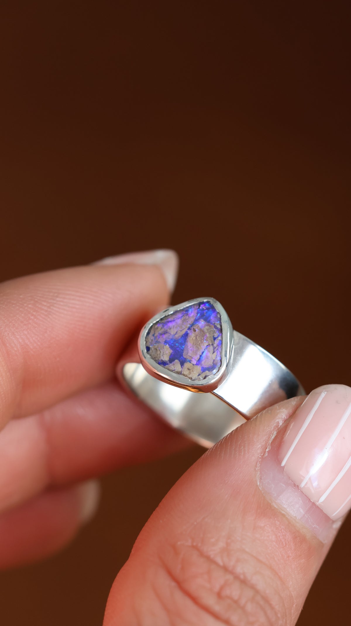 Boulder Opal Ring size 8 / P