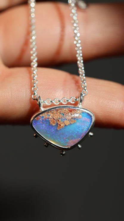 Boulder Pipe Opal Necklace