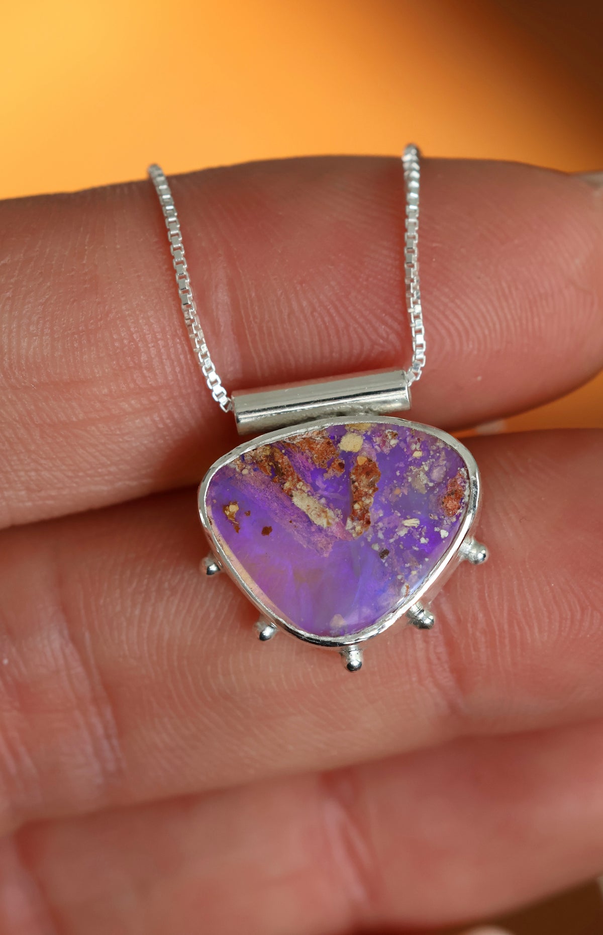 Pipe Opal Necklace