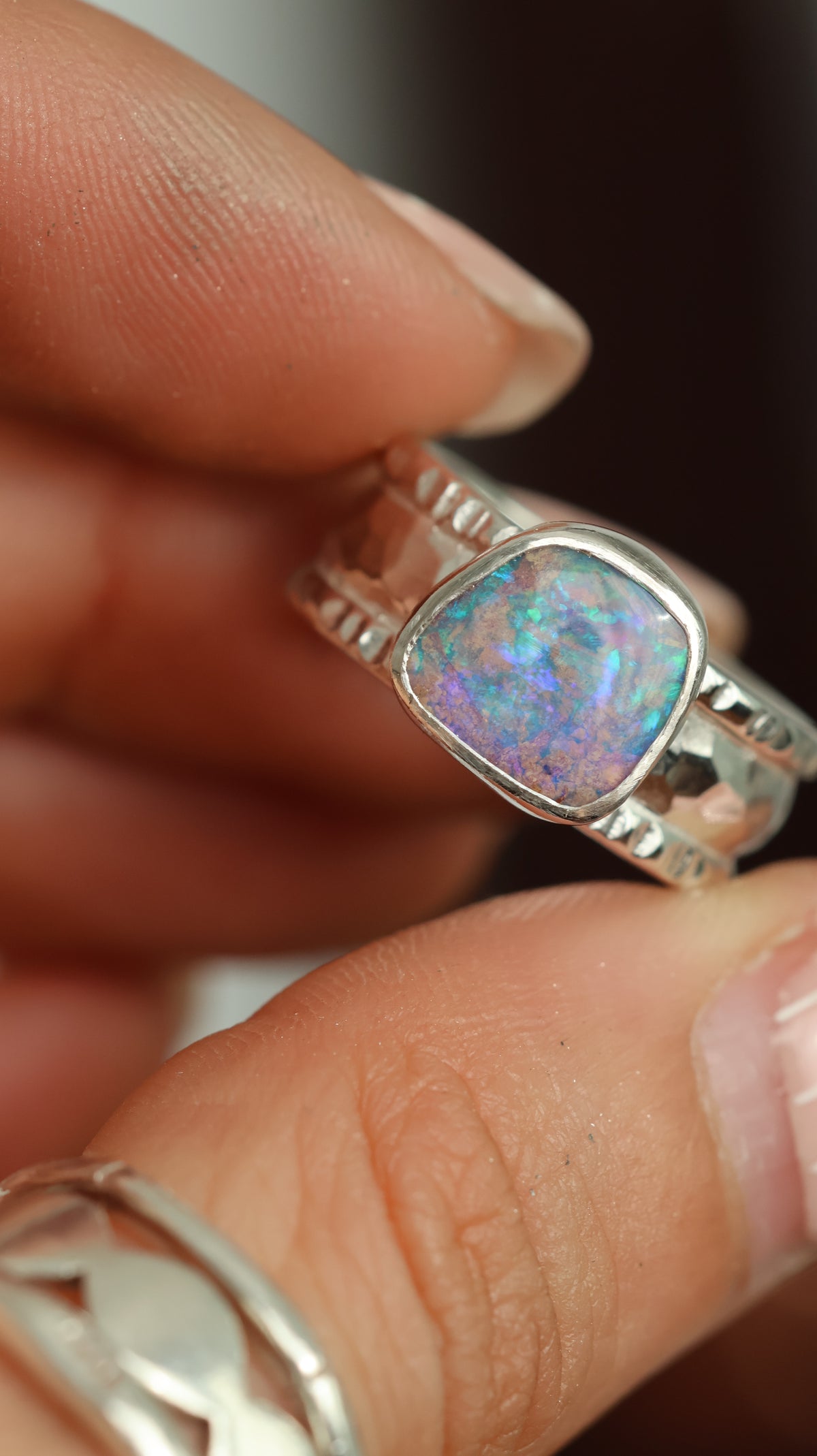 Pipe Opal Ring 7 (N)
