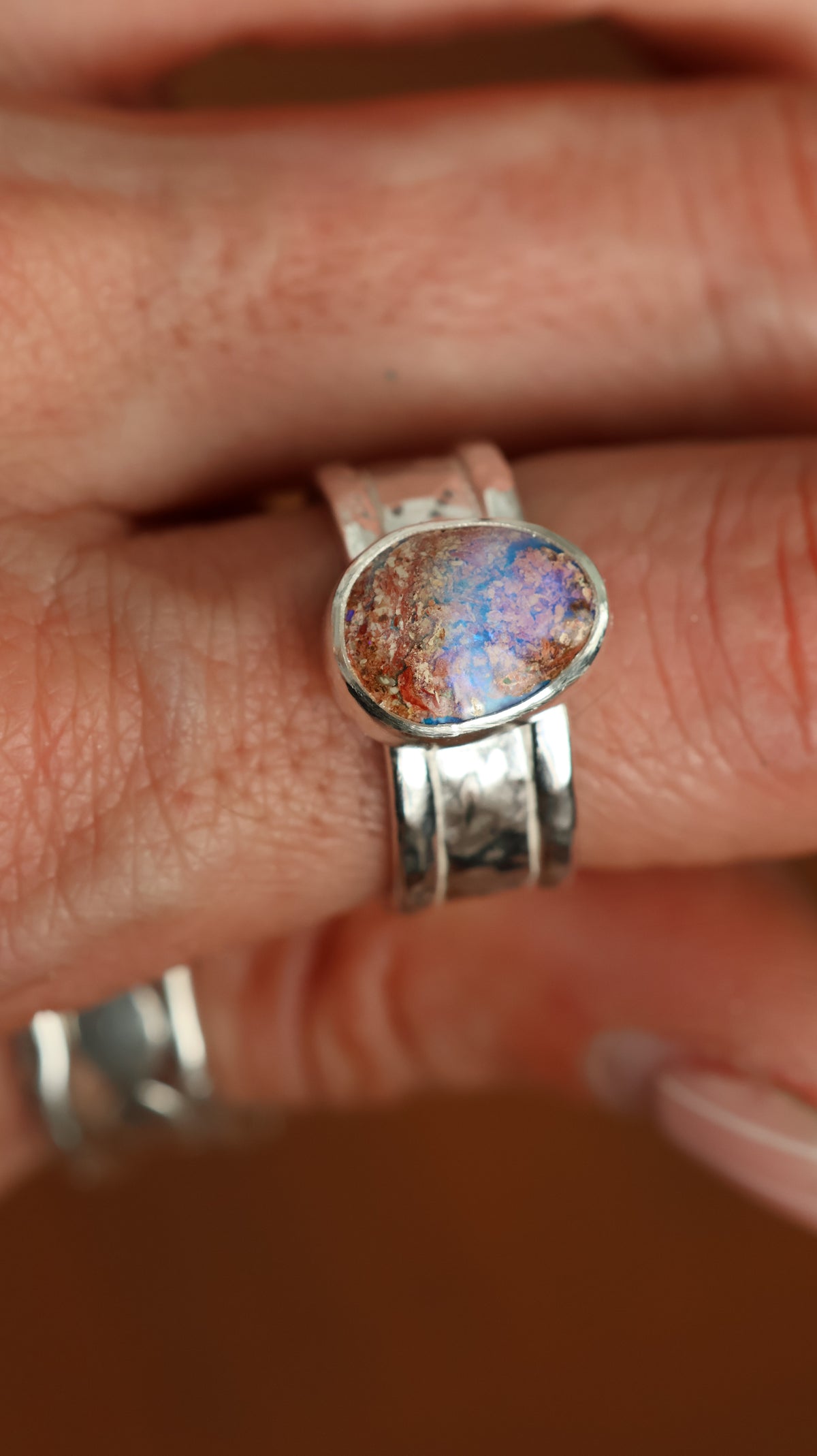 Boulder Opal Ring 8 (P)