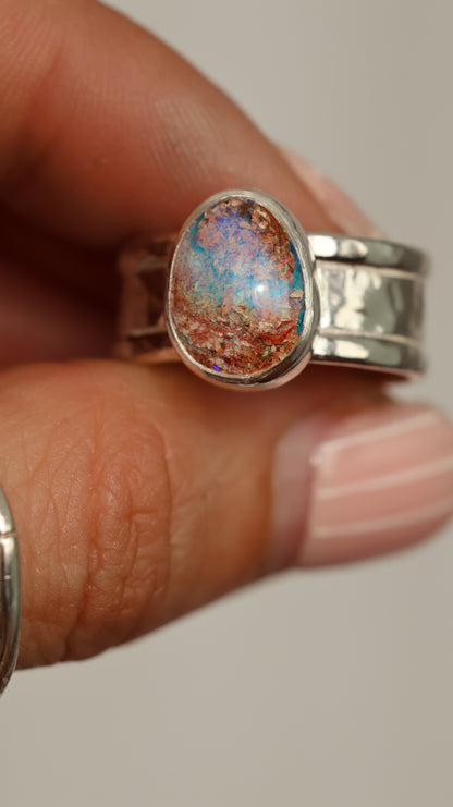 Boulder Opal Ring 8 (P)