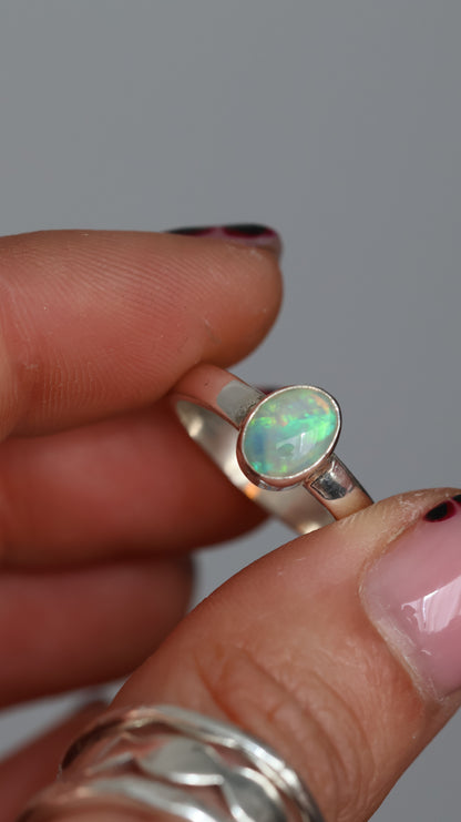 Coober Pedy Opal Ring size 6