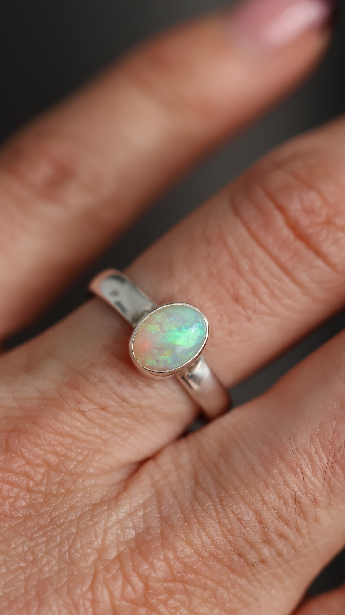 Coober Pedy Opal Ring size 6