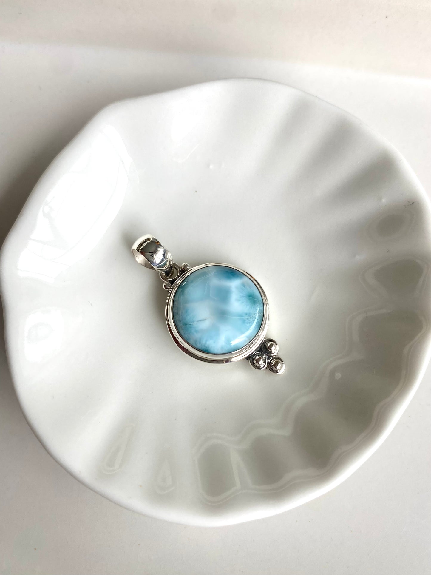 Navia Necklace - Larimar