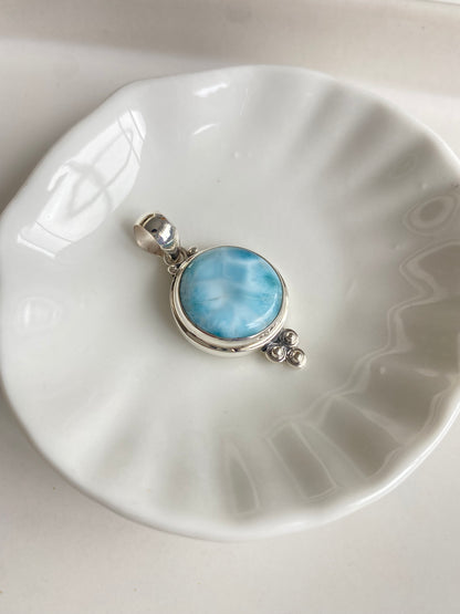 Navia Necklace - Larimar