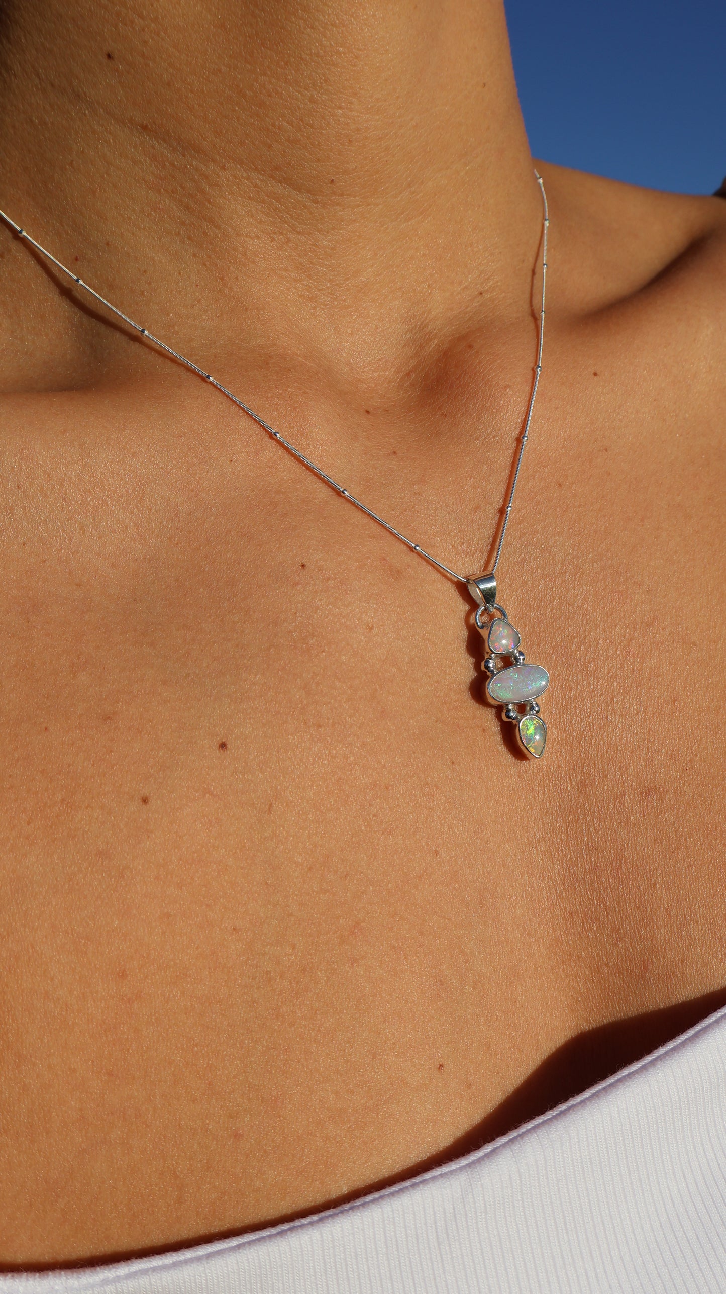 Maile — Lightning Ridge Opal Necklace