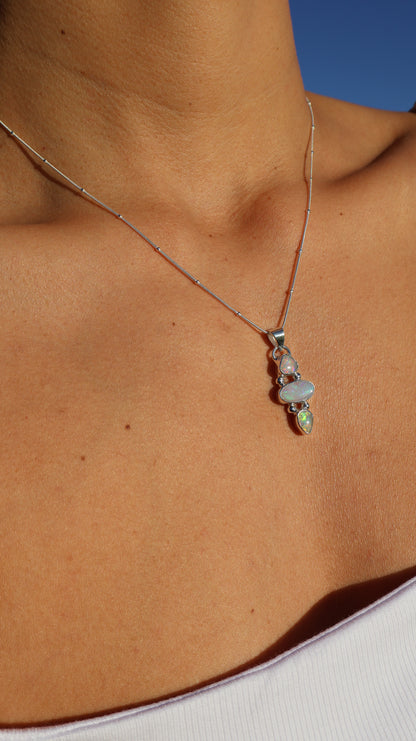 Maile — Lightning Ridge Opal Necklace