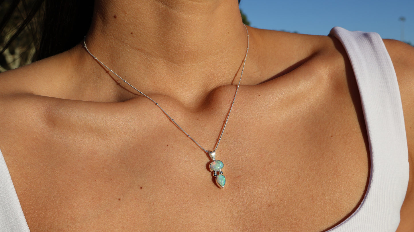 Kailie — Lightning Ridge Opal Necklace