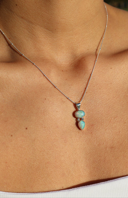 Kailie — Lightning Ridge Opal Necklace