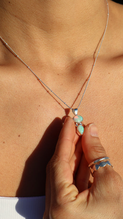 Kailie — Lightning Ridge Opal Necklace
