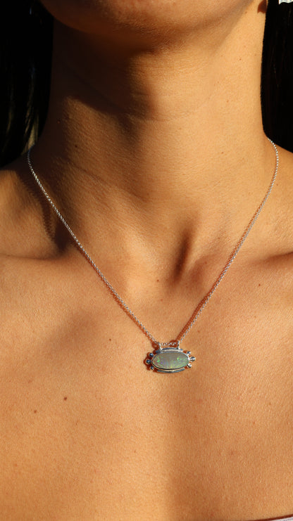 Inna — Lightning Ridge Opal Necklace