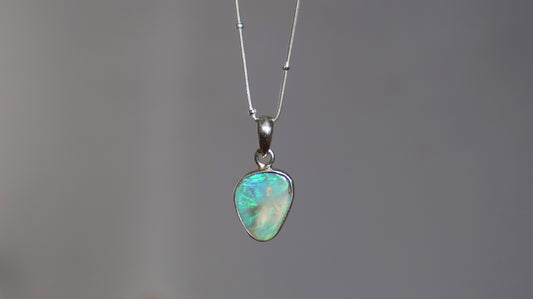 Indi — Lightning Ridge Opal Necklace