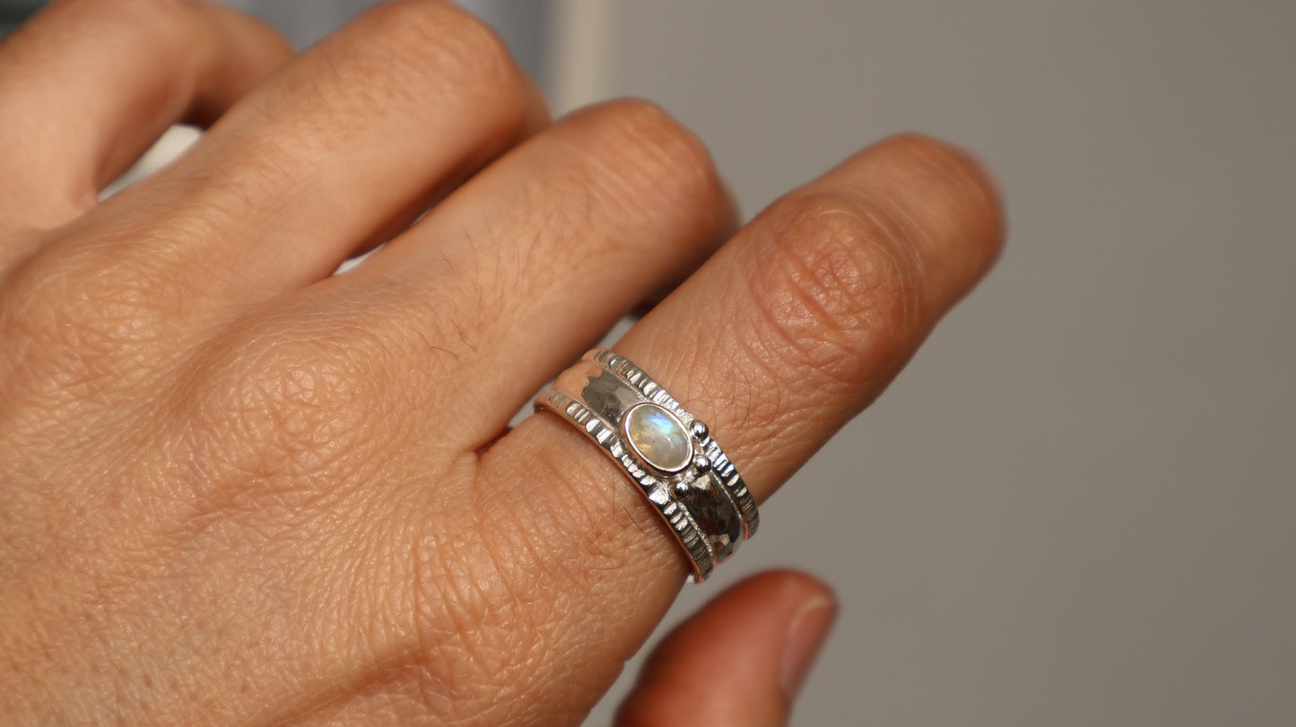 Nara — Moonstone Ring