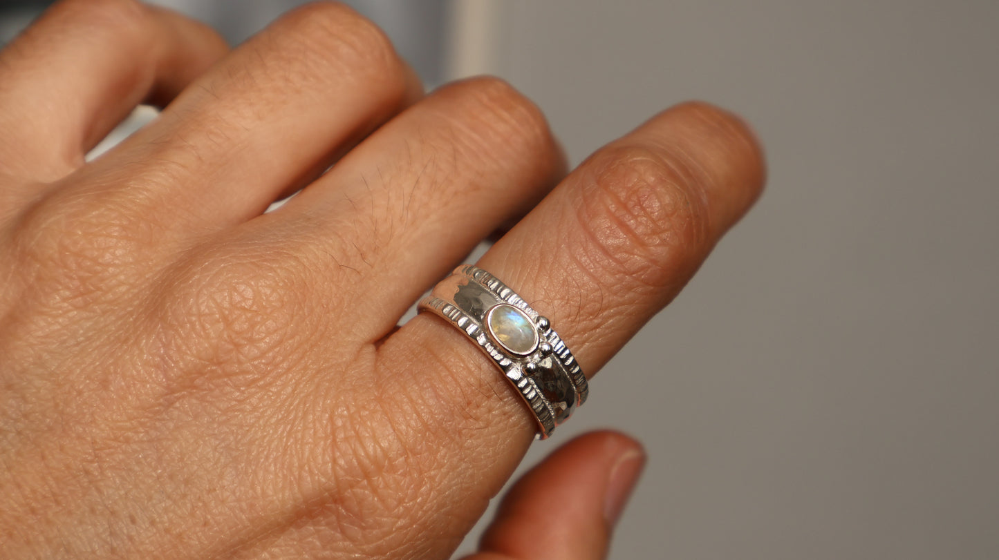 Nara — Moonstone Ring