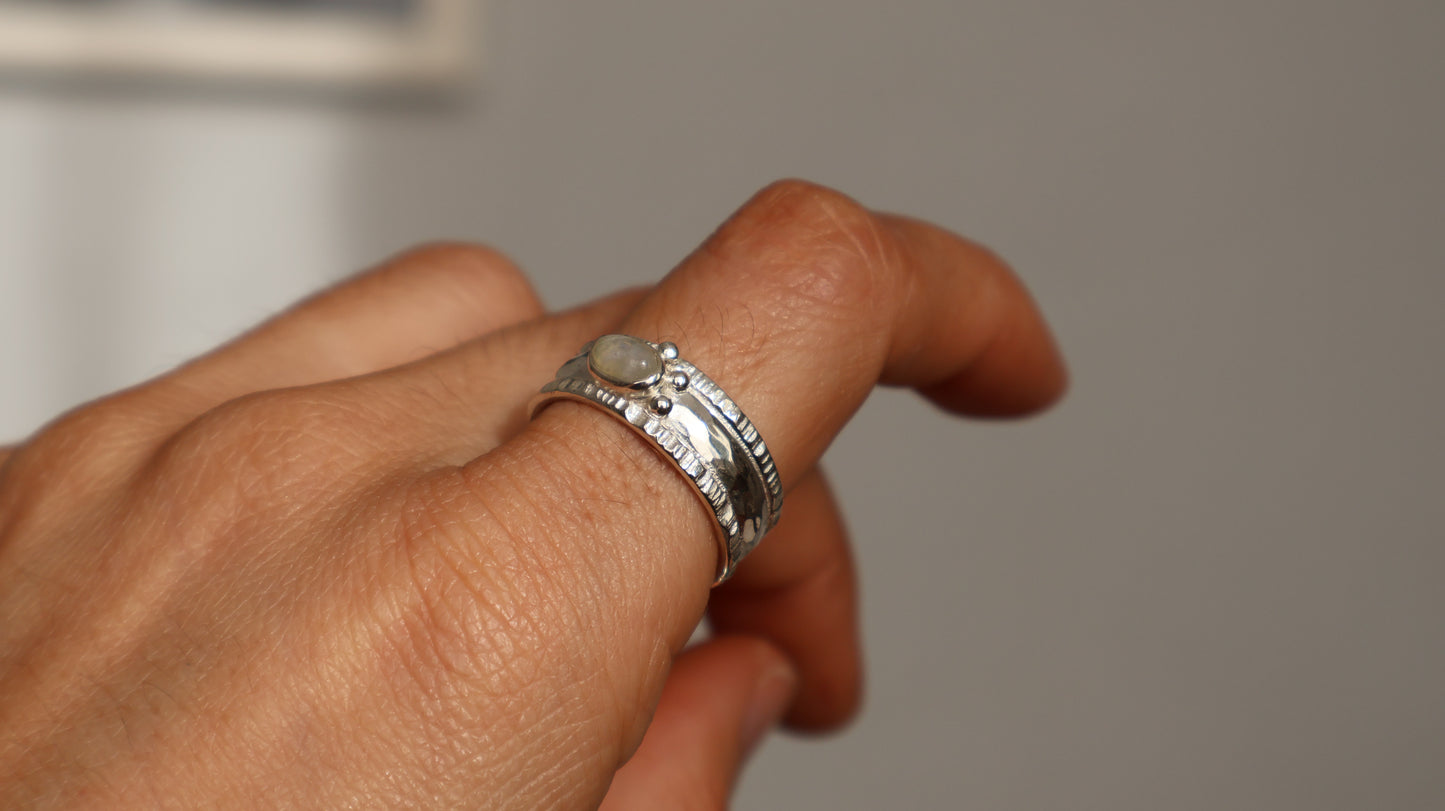 Nara — Moonstone Ring
