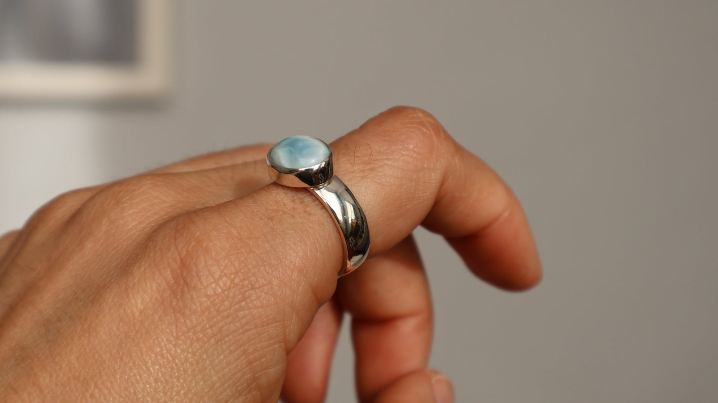Neila — Larimar Ring