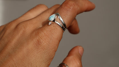 Isola — Larimar Ring