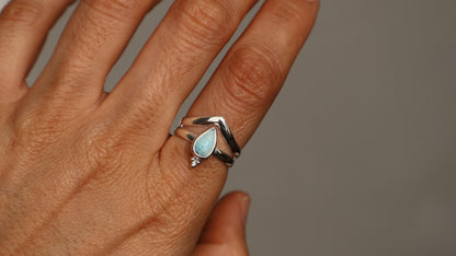 Isola — Larimar Ring