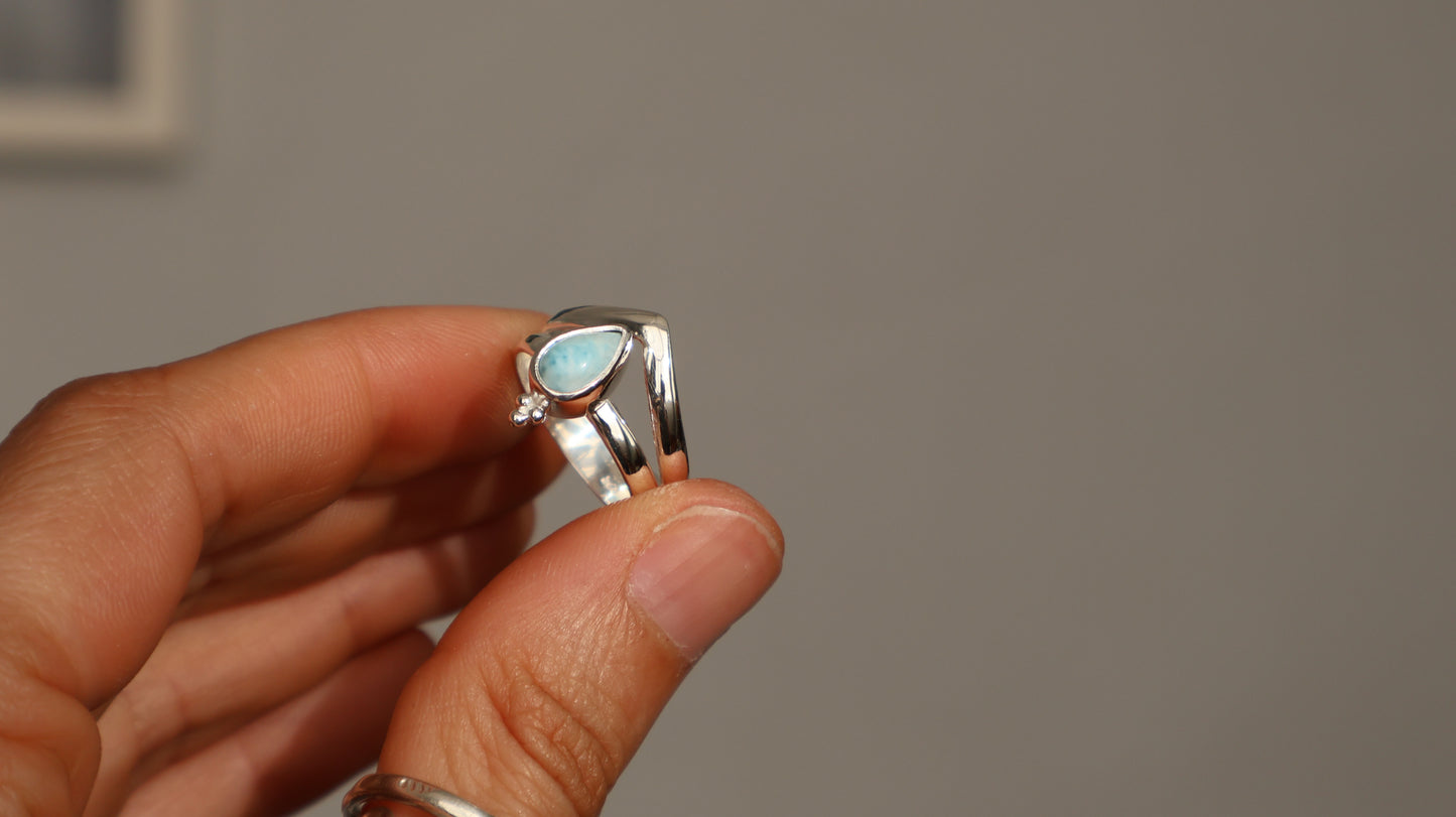 Isola — Larimar Ring