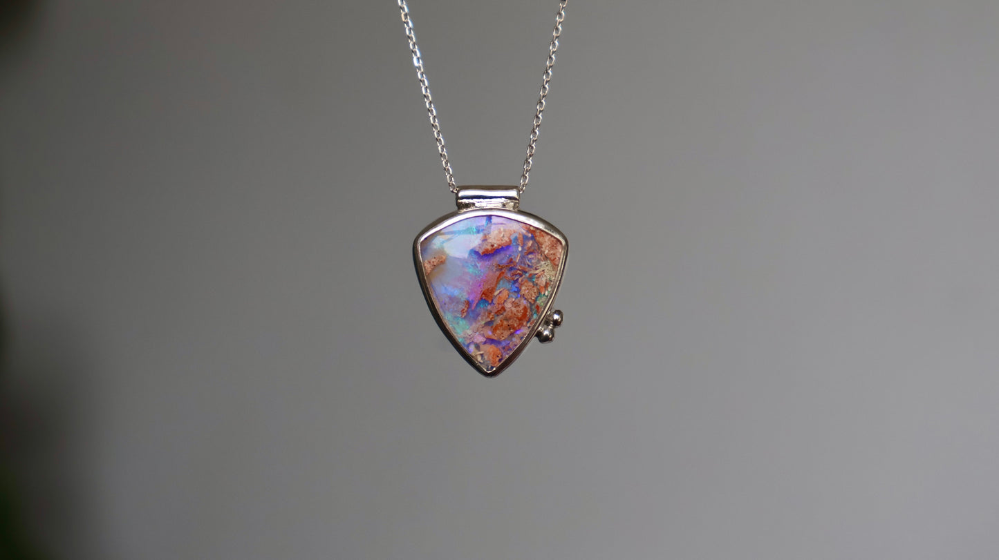 Makki _ Boulder Opal Necklace