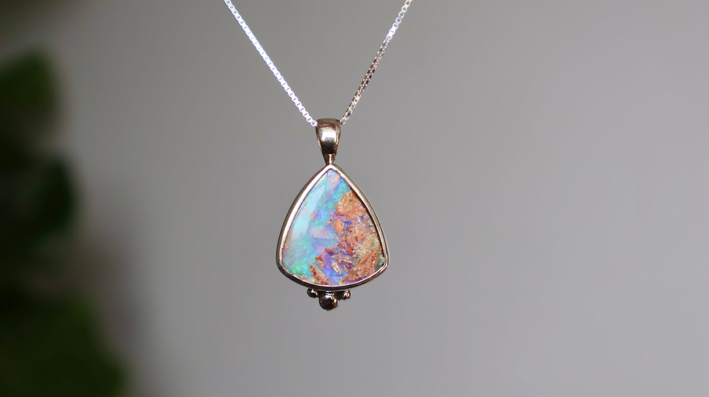 Aurora Opal Pendant