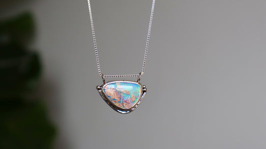 Lola - Boulder Opal Necklace