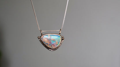Lola - Boulder Opal Necklace